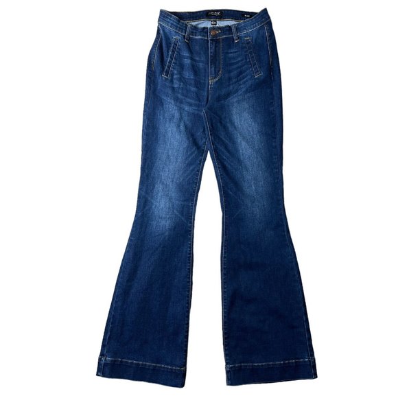 Judy Blue Jeans Judy Blue Womens High Rise Flare Blue Jeans